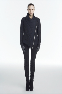 Helmut Lang asymetrical zip jacket