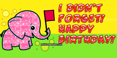 Birthdays Profile Graphics and Comments