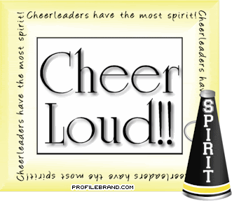 Cheerleading Profile Graphics and Comments