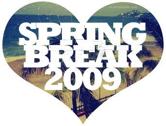 Spring Break Profile Graphics and Comments