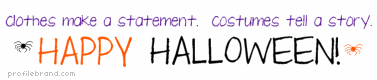 Halloween Profile Graphics and Comments