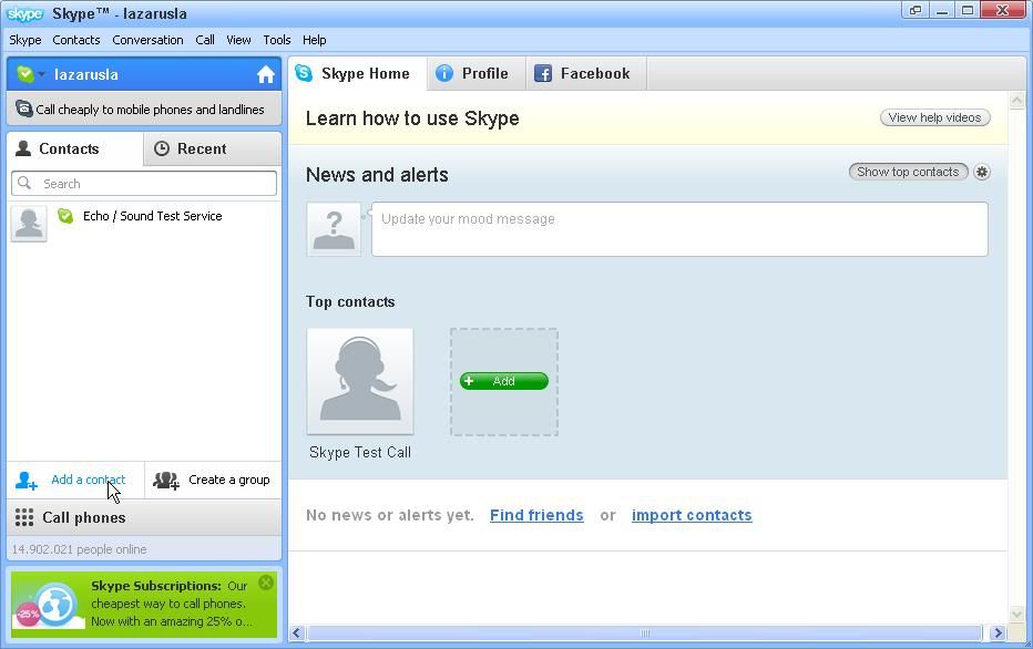 menggunakan skype Cara Menggunakan Skype