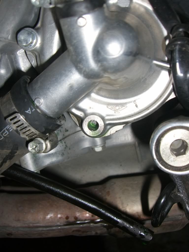 snapped water pump bolt Honda CBR 600RR Forum