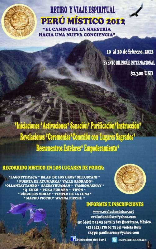POSTER PERU MISTICO 2012
