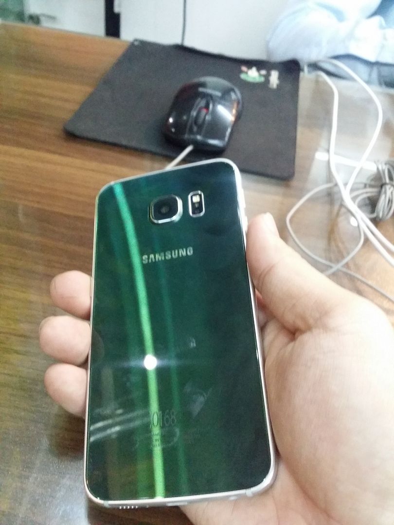Bán S6 edge Xanh lục bảo 64g hàng hot like new - 1