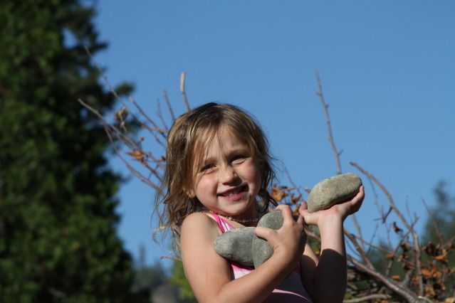 not to be out done by her brothers.