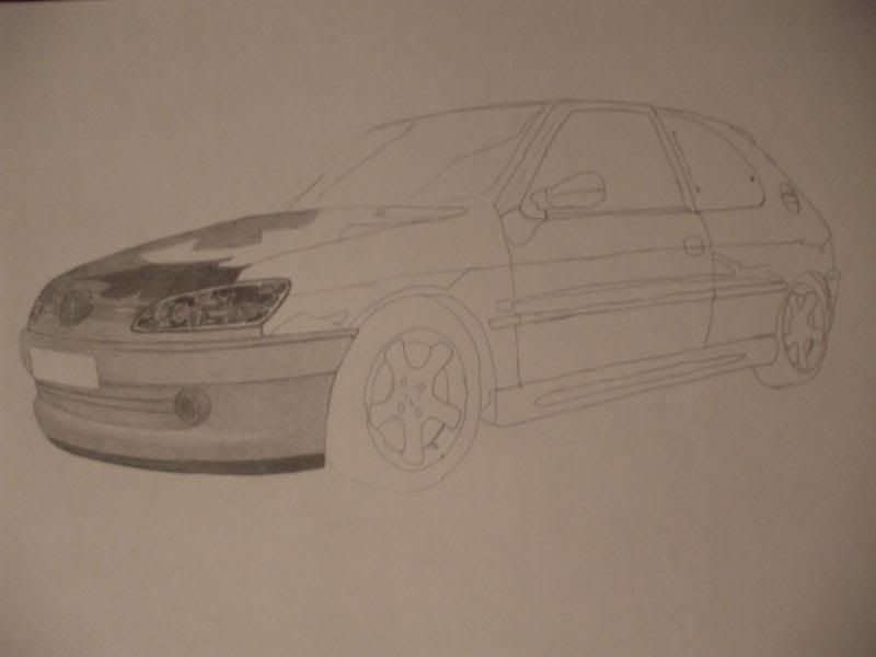 Peugeot 106 Drawing