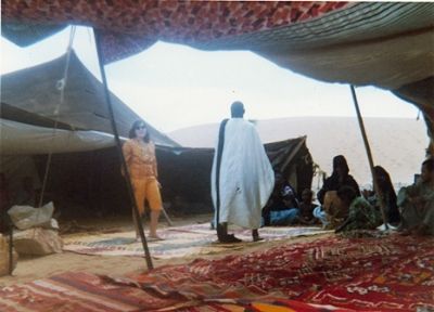 Bedouin dancing