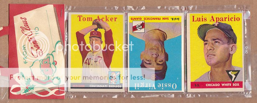   Topps Holiday XMAS Rack Pack Luis APARICIO Tom ACKER NICE  