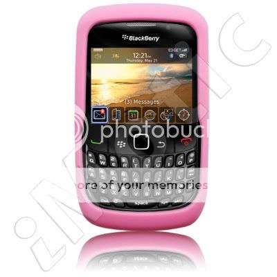   Funda silicona Blackberry Curve 8520 y 9300 color ROSA