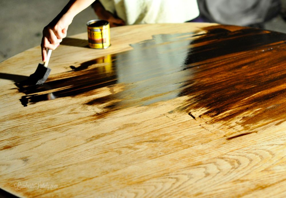 How To Refinish A Farmhouse Table When You Have Absolutely No Idea What You Re Doing Lamberts Lately