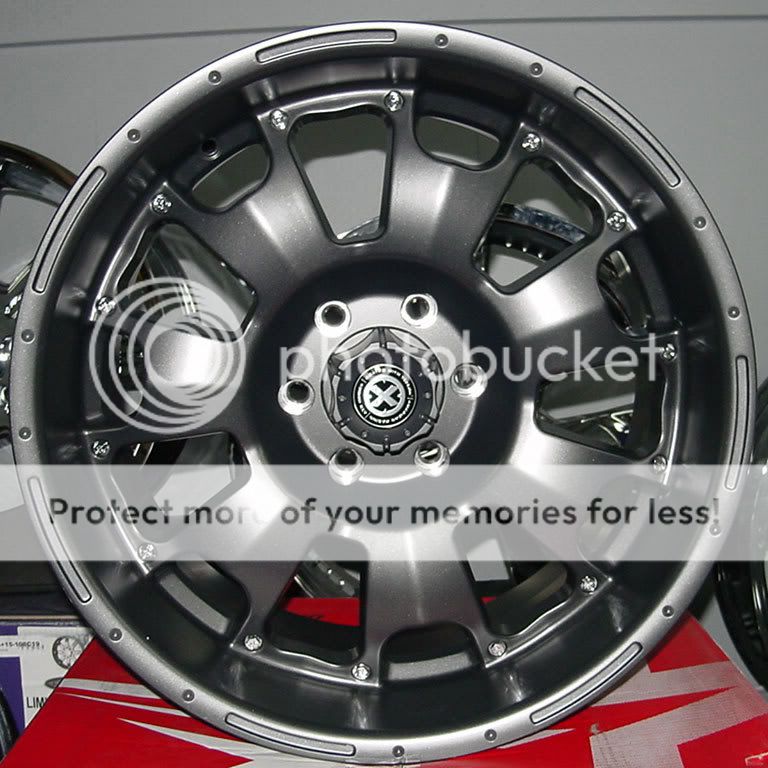 American Racing ATX Vice 6x5 5 Black Teflon Wheels Rims New