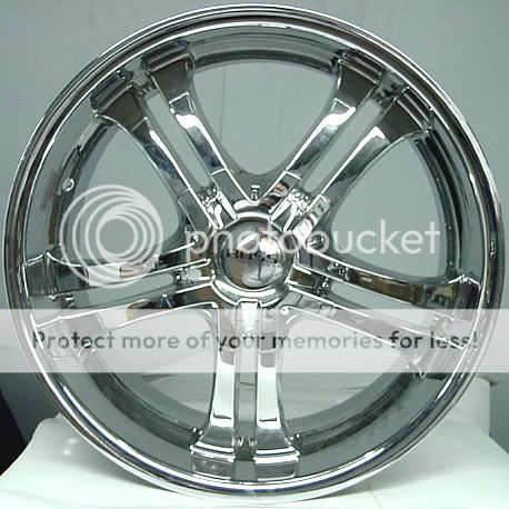 20 20x8 5 Boss 327 5x112 5x120 Chrome Wheels Rims New